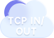 TCP IN/OUT